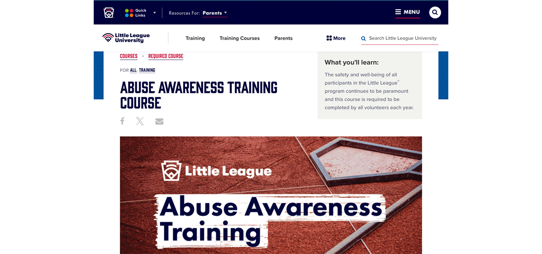 Abuse Awareness Training